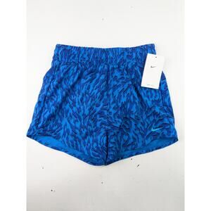 Nike Blue Animal Print Training Shorts - Girls shorts